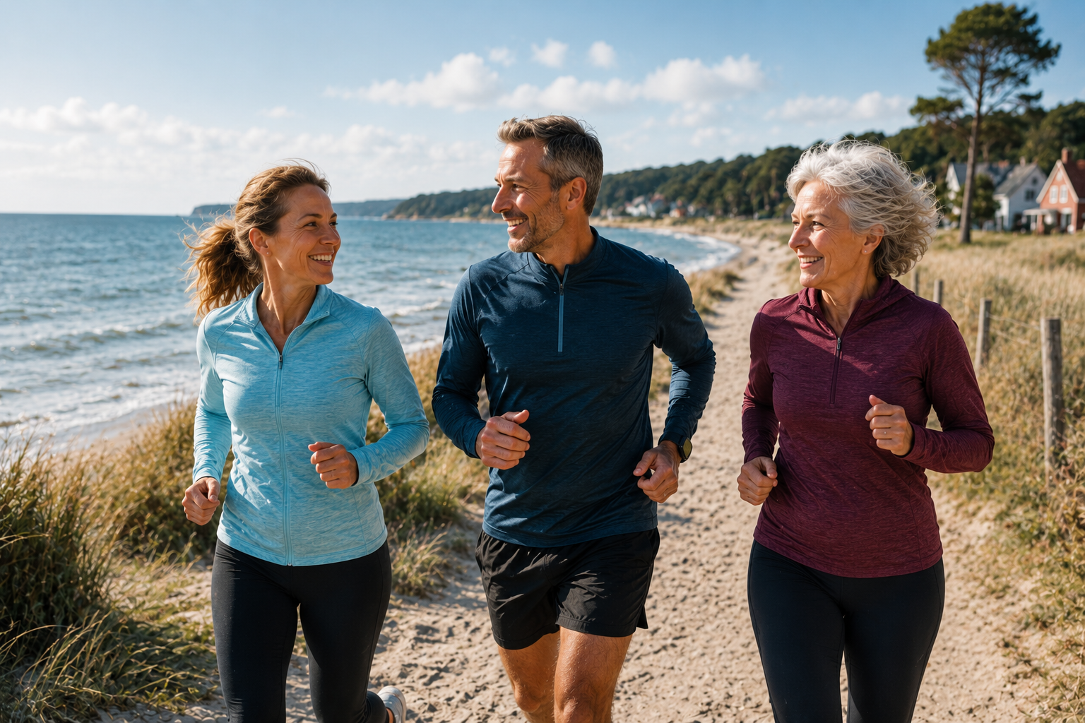 Freude an Bewegung und Aktivität an der Ostsee